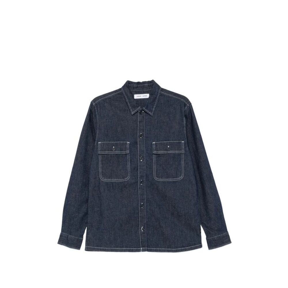 Samsoe Samsoe Blue Shirts Men